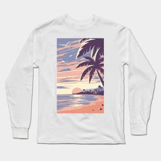 Sunset at the beach Long Sleeve T-Shirt